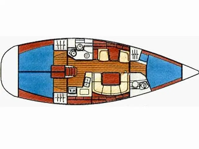 Sun Odyssey 40 - [Layout image]