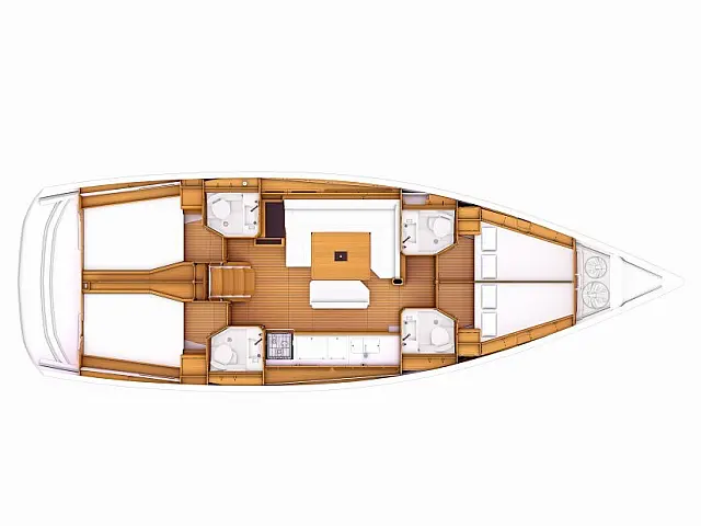 Sun Odyssey 469 - [Layout image]