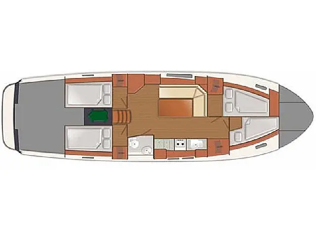 Delphia Escape 1350 - [Layout image]