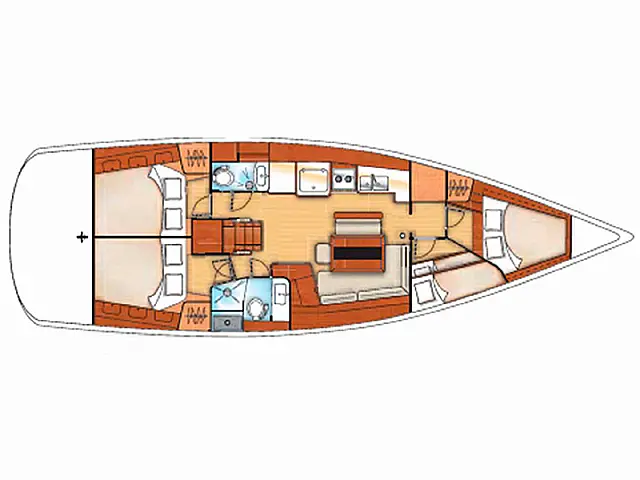 Oceanis 46 - [Layout image]