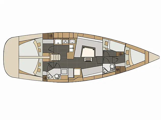 Elan 45 Impression - [Layout image]
