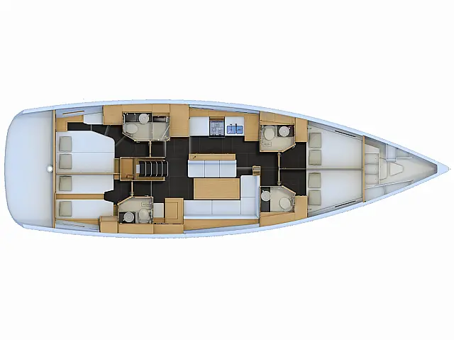 Jeanneau 54 - [Layout image]