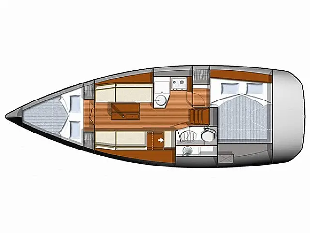 Sun Odyssey 33i - [Layout image]