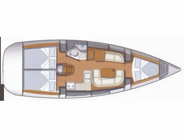 Sun Odyssey 36i - [Layout image]