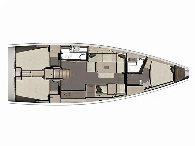 Dufour 412 GL - [Layout image]