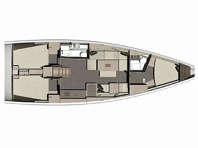 Dufour 412 GL - [Layout image]