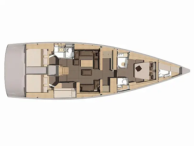 Dufour 56 Exclusive - [Layout image]