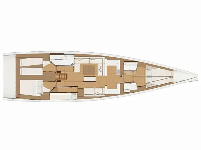 Dufour 520 Grand Large - [Layout image]
