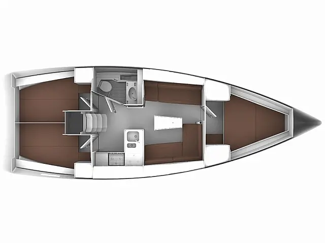 Bavaria Cruiser 37 - [Layout image]