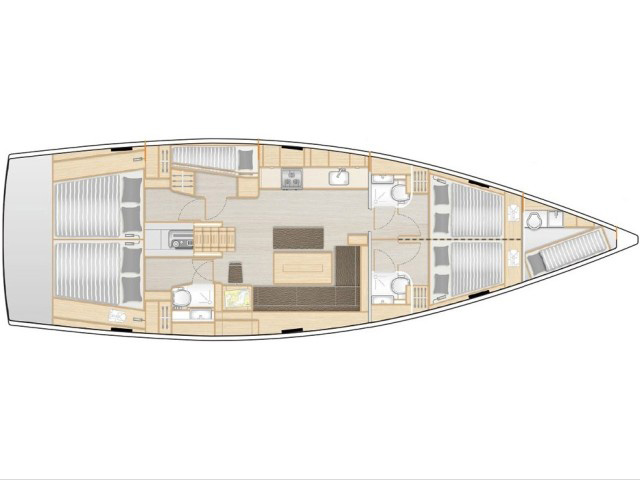 Hanse 508 - [Layout image]