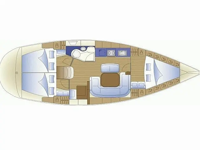 Bavaria 37 Cruiser - [Layout image]