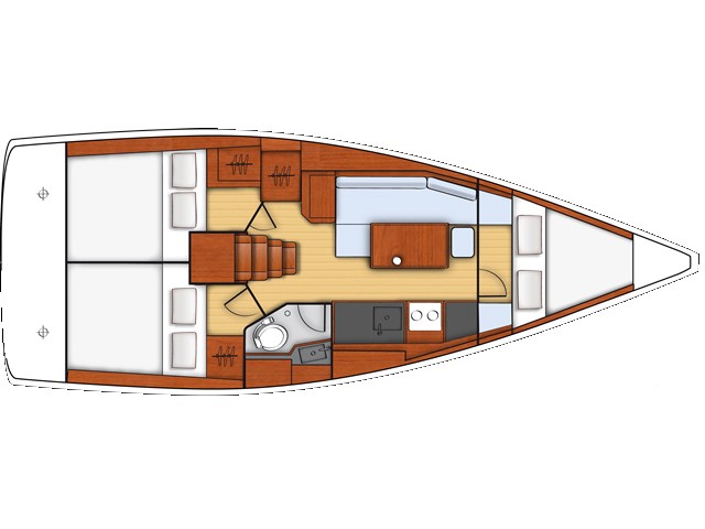 Oceanis 35 R - [Layout image]