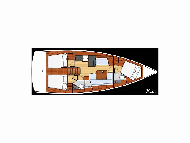 Oceanis 41 - [Layout image]
