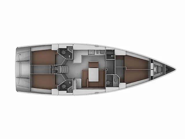 Bavaria Cruiser 45 - [Layout image]
