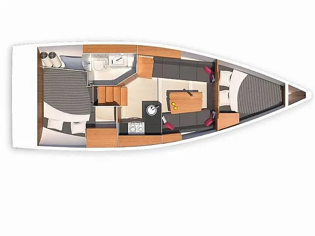 Hanse 315 - [Layout image]