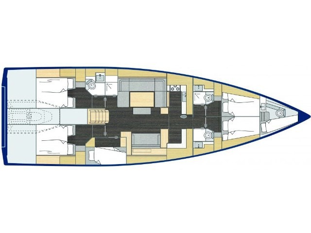 Bavaria C57 - [Layout image]