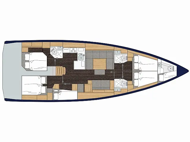 Bavaria C50 - [Layout image]