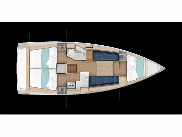 Sun Odyssey 350 - [Layout image]