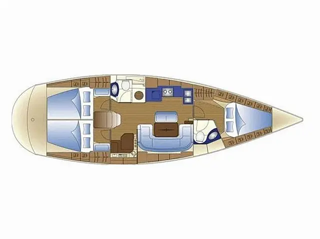 Bavaria 42 Cruiser - [Layout image]