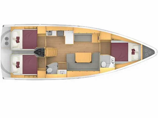 Bavaria C42 - [Layout image]