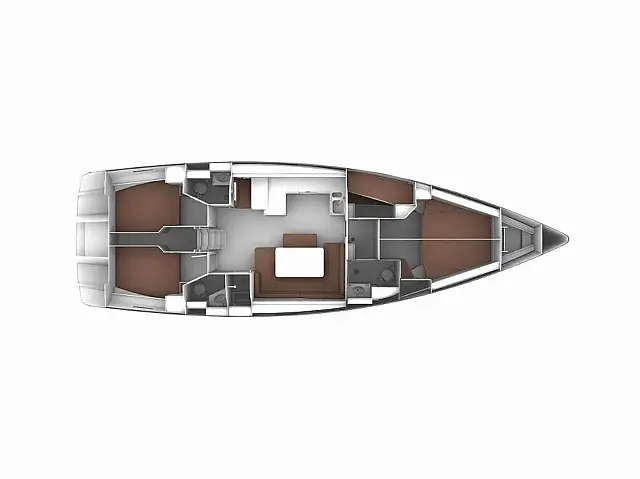 Bavaria 51 Cruiser - [Layout image]
