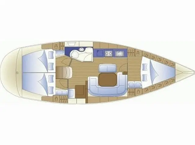 Bavaria 38 - [Layout image]