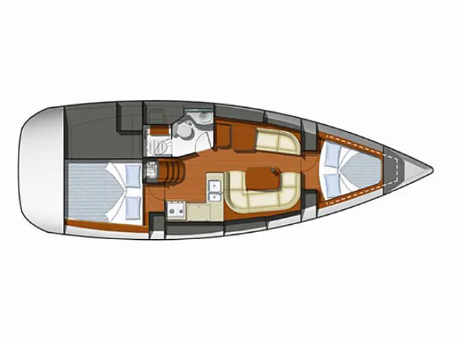 Sun Odyssey 36i - [Layout image]