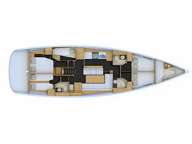 Jeanneau 54 - [Layout image]