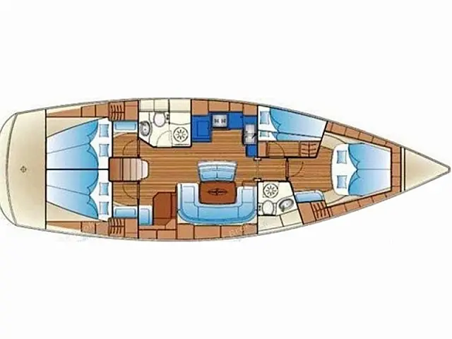 Bavaria 46 - [Layout image]