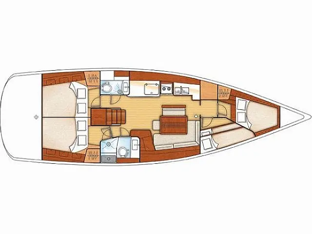Oceanis 46 - [Layout image]