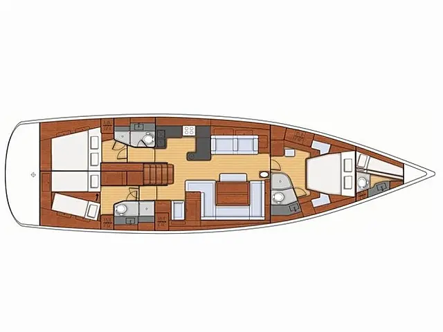 Oceanis 60 - [Layout image]