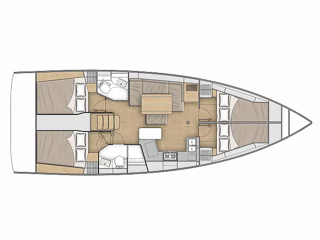 Oceanis 40.1 - [Layout image]