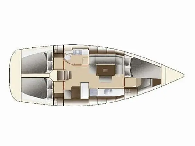 Dufour 375 Grand Large - [Layout image]