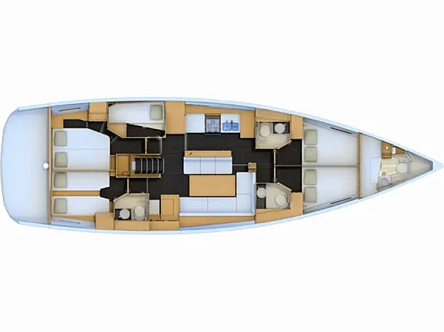 Jeanneau 54 - [Layout image]