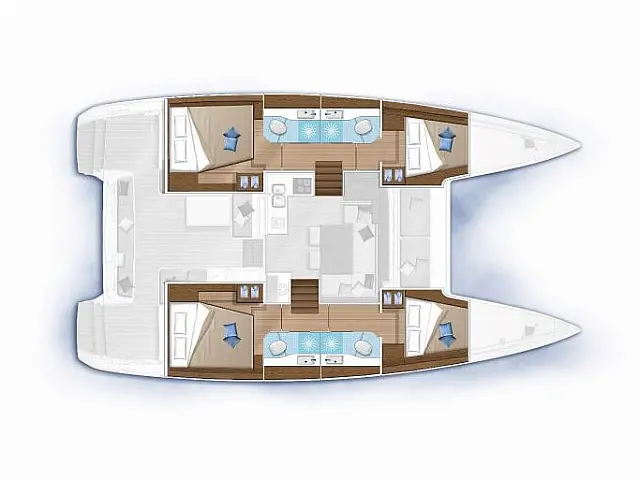 Lagoon 40 - [Layout image]