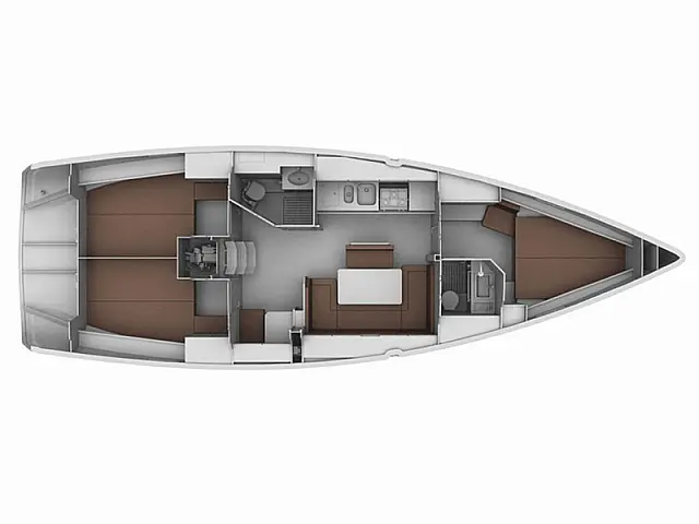 Bavaria 40 Cruiser - [Layout image]