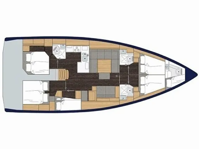 Bavaria C50 - [Layout image]