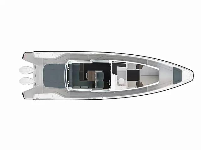 Axopar 37 XC Cross Cabin (1 cabin) - [Layout image]