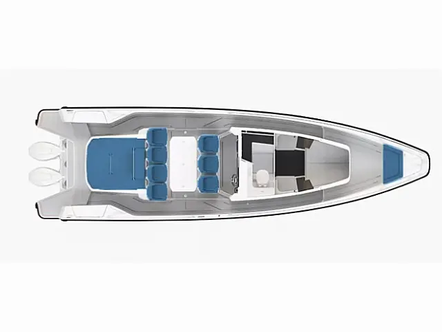 Axopar 37 Sun Top (2 cabins) - [Layout image]