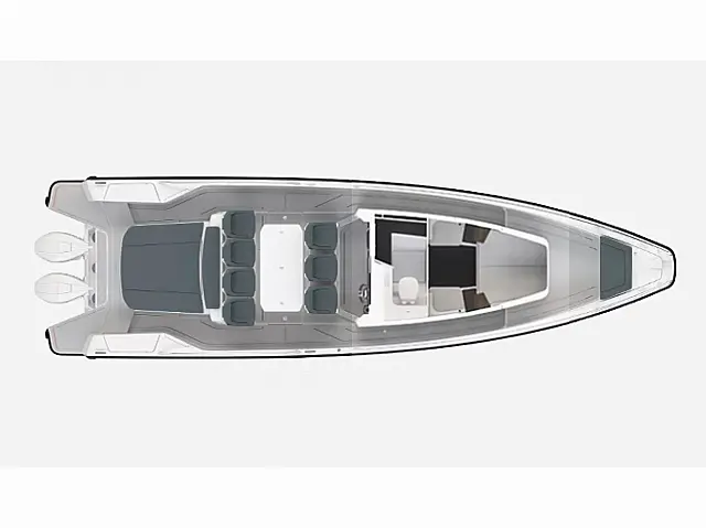 Axopar 37 Sun Top (1 cabin) - [Layout image]