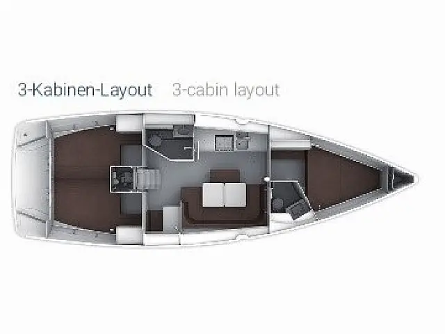 Bavaria Cruiser 41 - [Layout image]