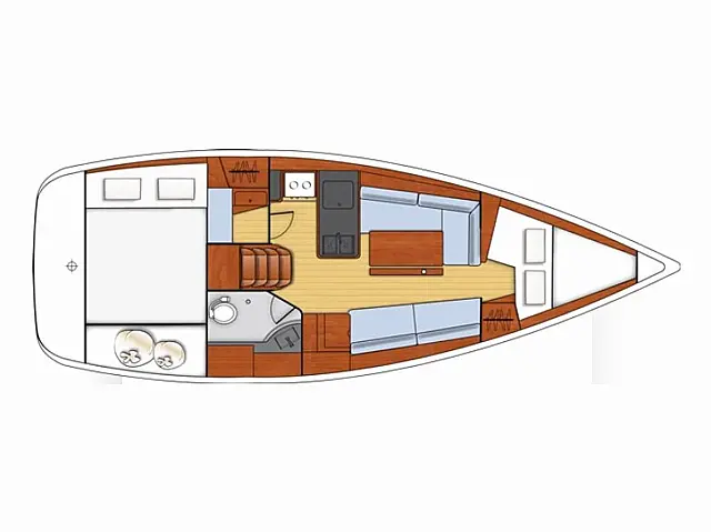 Oceanis 31 - [Layout image]
