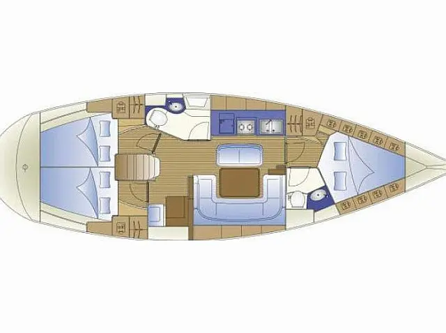 Bavaria Cruiser 40 - [Layout image]
