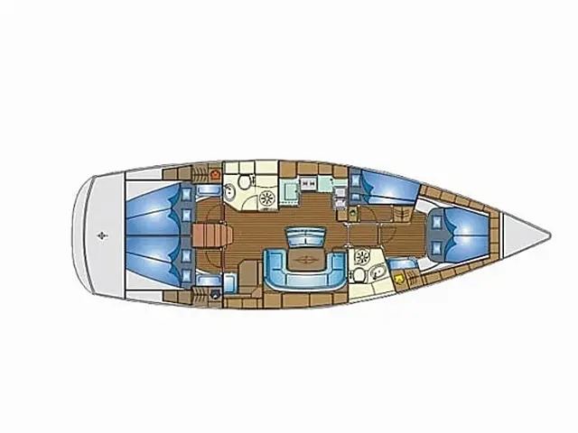 Bavaria 46 Cruiser - [Layout image]