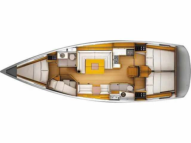 Sun Odyssey 449 - [Layout image]