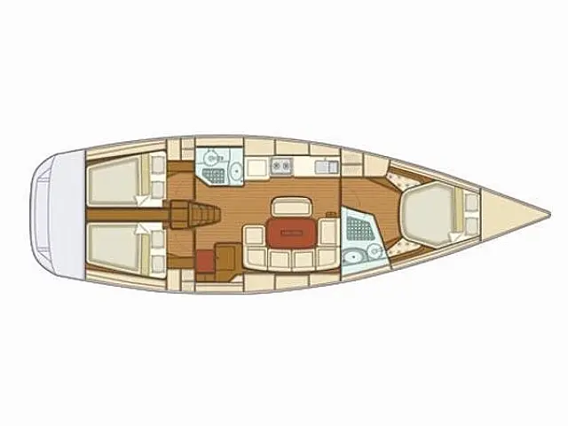 Grand Soleil 43 - [Layout image]