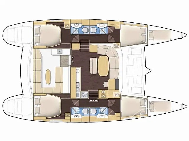 Lagoon 440 - [Layout image]