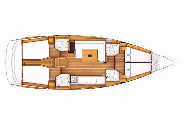 Sun Odyssey 479 - [Layout image]