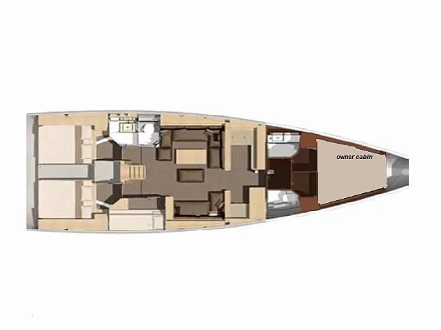 Dufour 512 Grand Large - [Layout image]