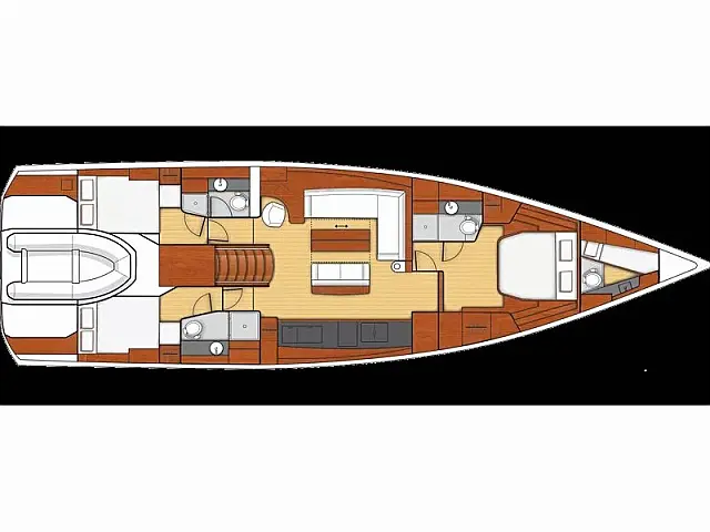Oceanis 62 - [Layout image]